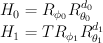 $
H_{0} = R_{\phi_{0}} R_{\theta_{0}}^{d_{0}}
$

$
H_{1} = T R_{\phi_{1}} R_{\theta_{1}}^{d_{1}}
$